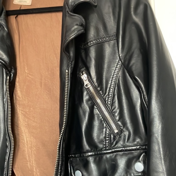 Free People faux leather moto jacket - Picture 8 of 13